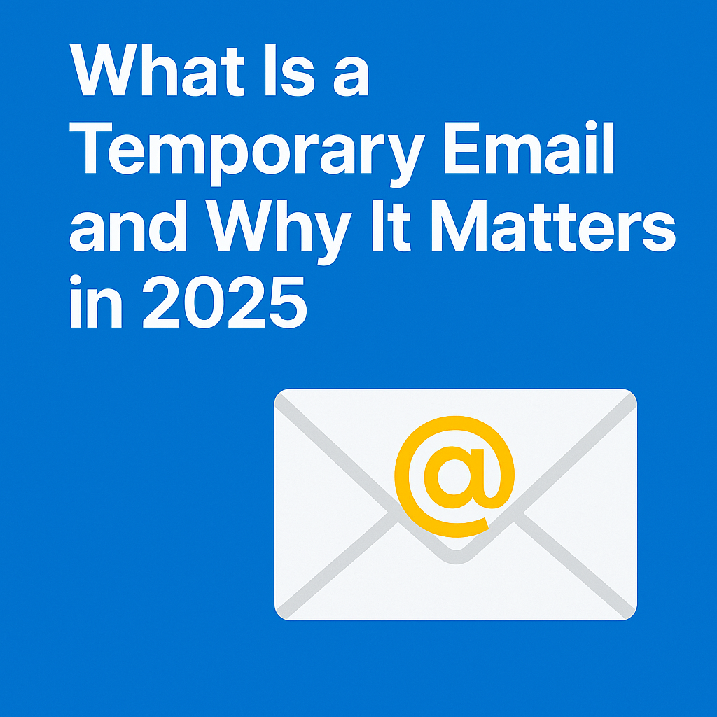 What Is a Temporary Email and Why It Matters in 2025